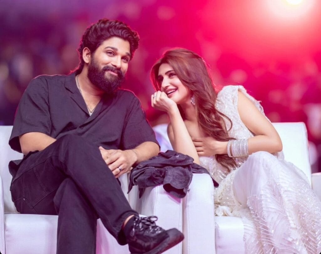 Allu Arjun and Sree leela In Pushpa 2: The Rule