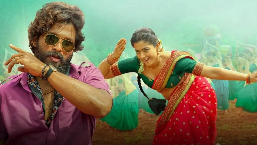 Allu Arjun and Rashmika Mandanna in Pushpa