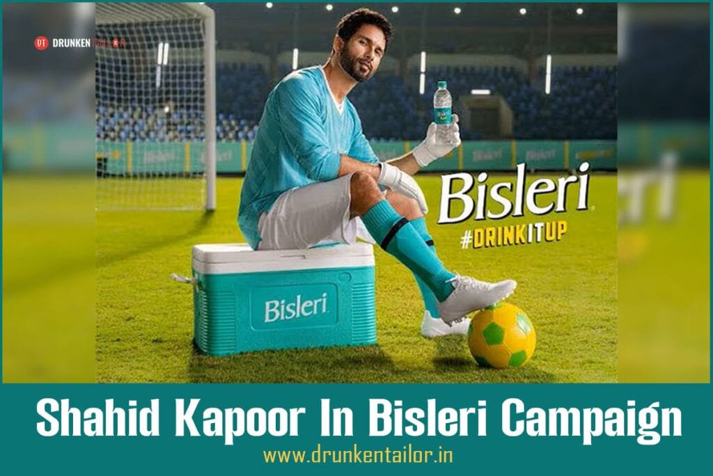 Shahid kapoor in Bisleri Ad Campaign