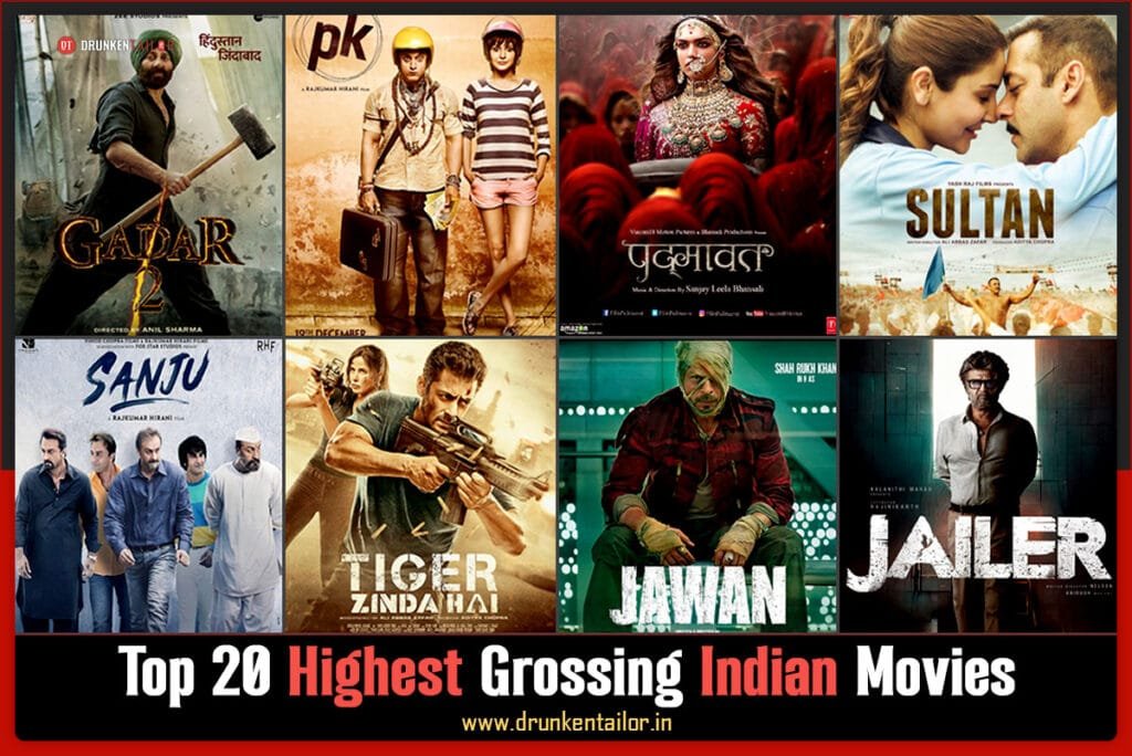 Top 20 Highest Grossing Indian Movies