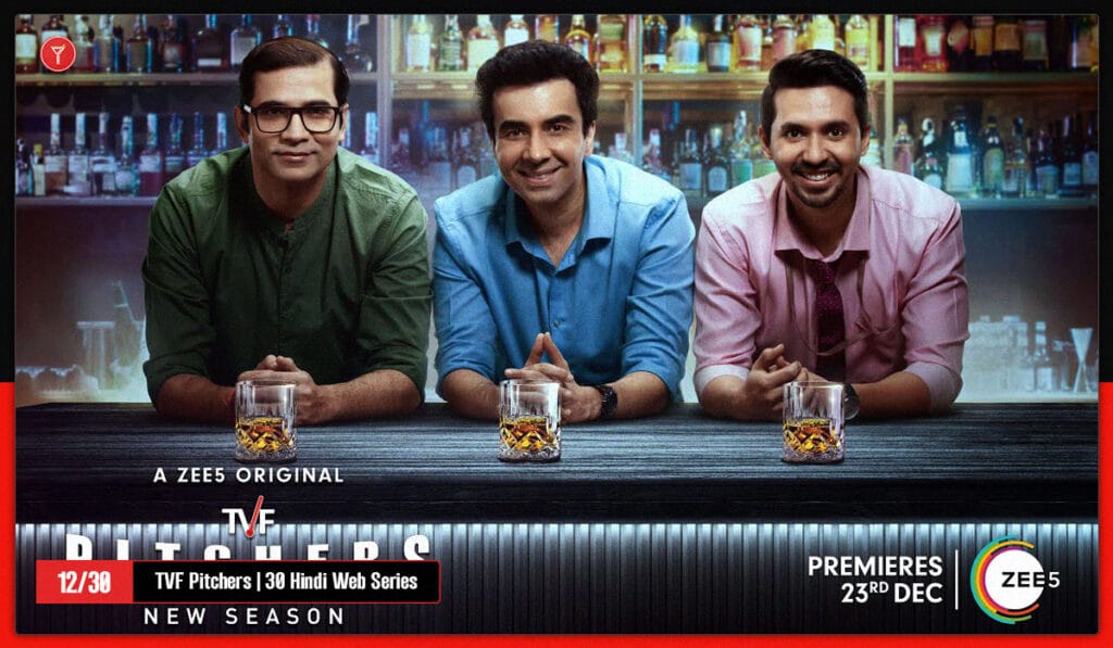 Tvf Pitchersis 12th on the list of 30 Indian web series to watch
