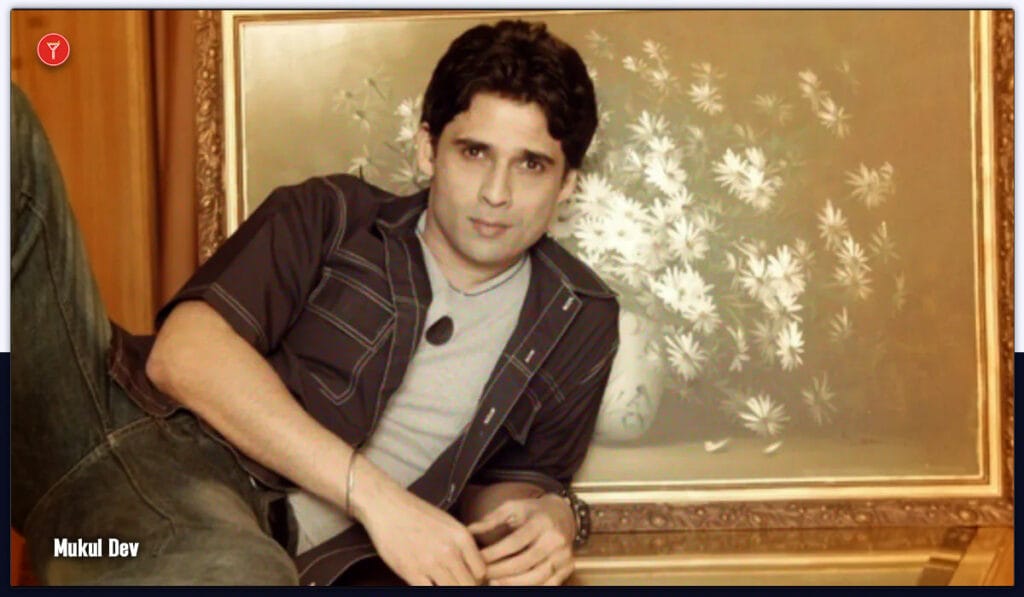 Mukul dev in his early days