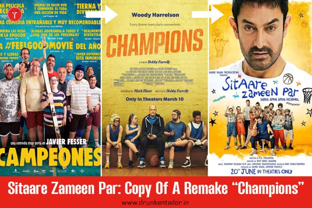 sitaare zameen par trailer launched with a controversy of a copied film of champions