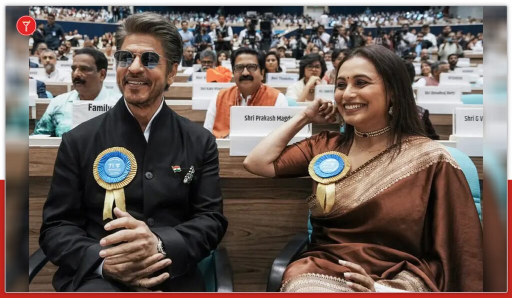 Shahrukh Khan And Rani Mukherjee at National film awards 2025