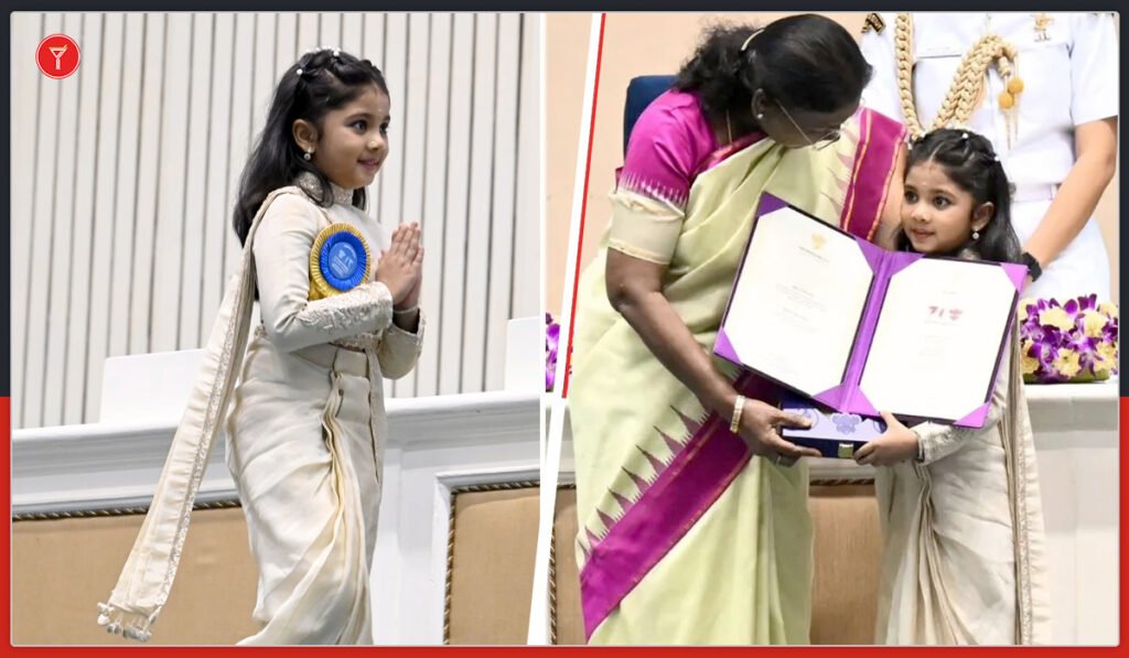 Treesha Thosar at National Film awards 2025