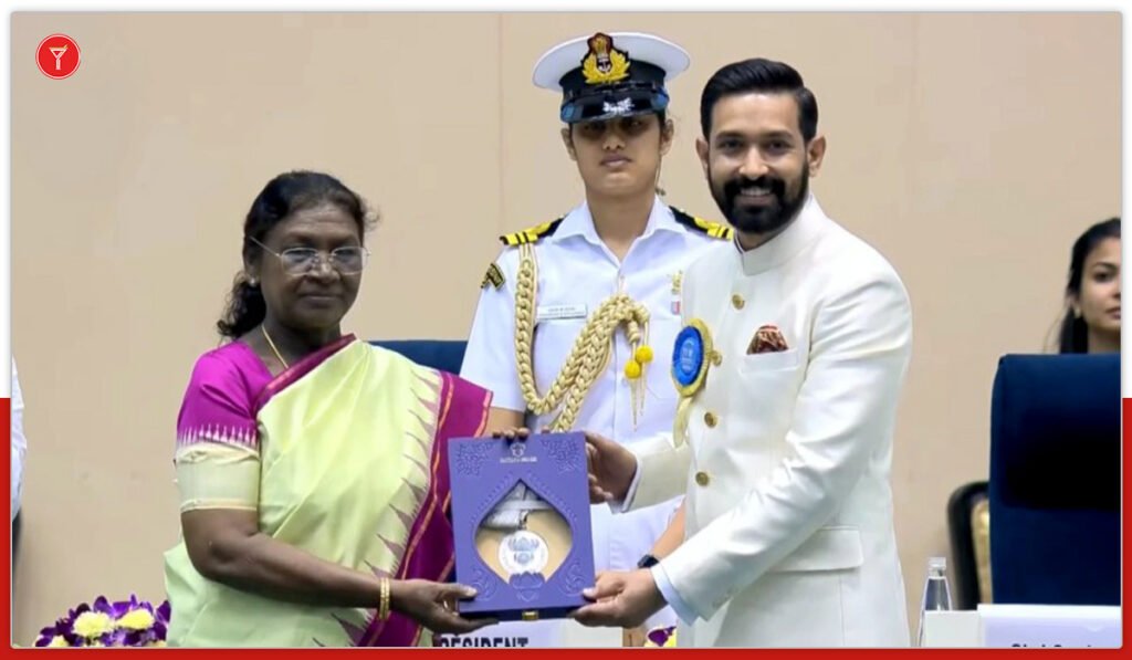 Vikrant Massey wins Best Actor Award shared with shahrukh khan, for 12th fail